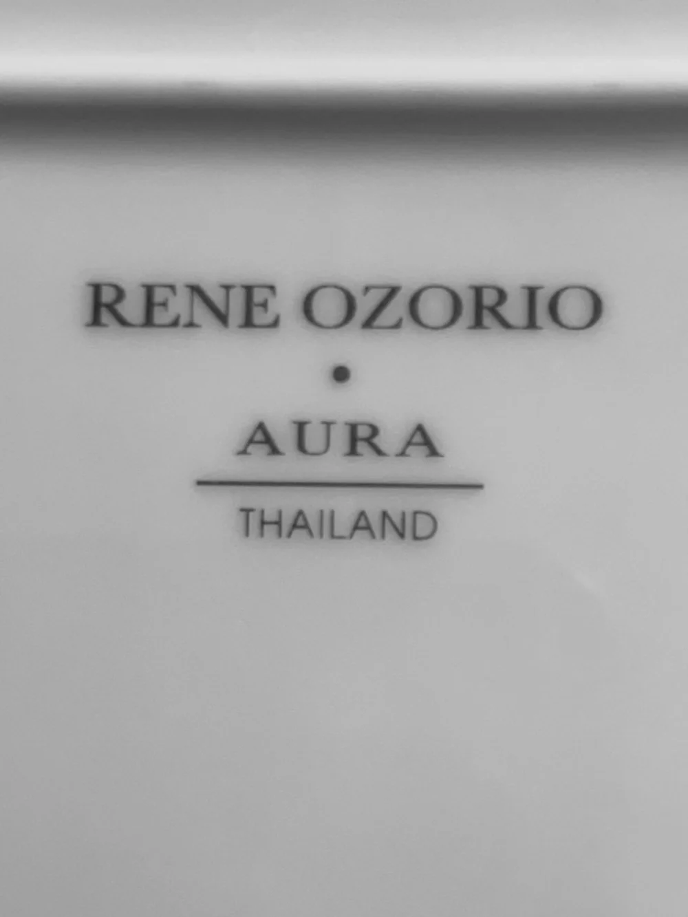Rene Ozorio Aura White 3-Section Serving Tray | Appetizer / Snack Plate